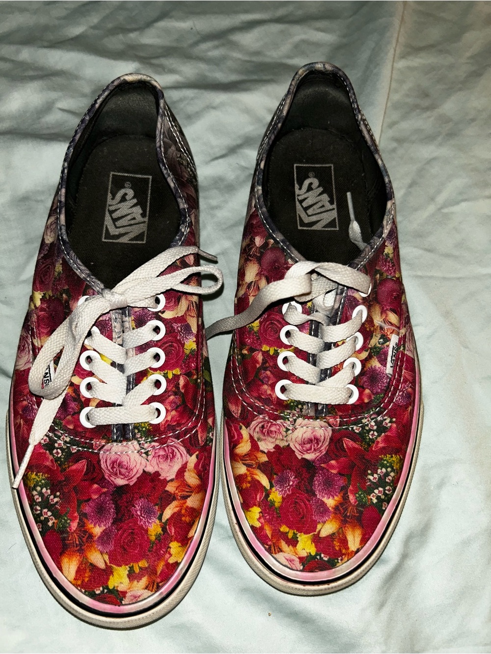 Preloved Floral Roses Vans